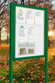 The Tradition Colour Post Mounted Notice Boards